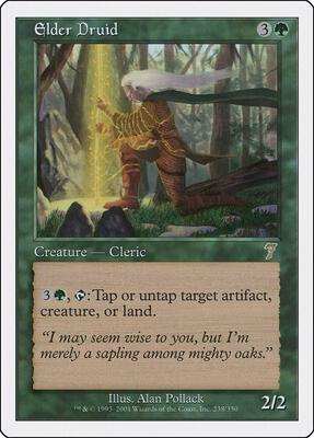 Elder Druid card from 7th Edition