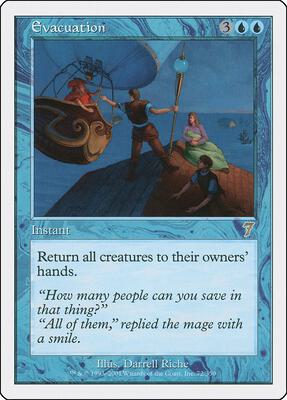 Evacuation card from 7th Edition