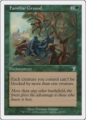 Familiar Ground card from 7th Edition