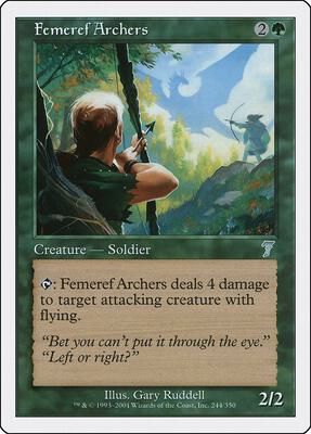 Femeref Archers card from 7th Edition