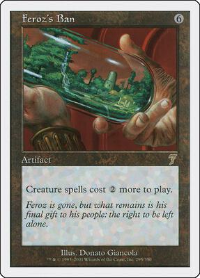 Feroz's Ban card from 7th Edition