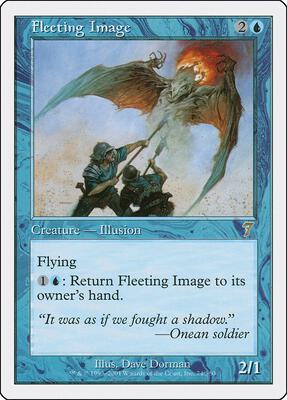 Fleeting Image card from 7th Edition