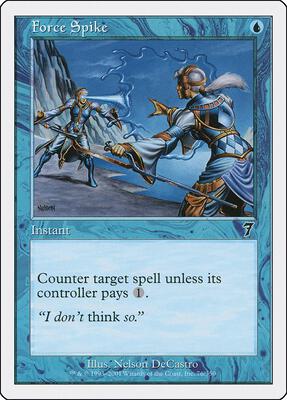 Force Spike card from 7th Edition