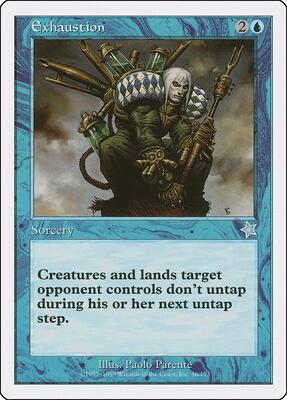 Exhaustion card from Starter 1999