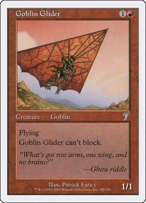 Goblin Glider card from 7th Edition