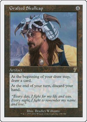 Grafted Skullcap card from 7th Edition