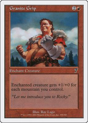 Granite Grip card from 7th Edition