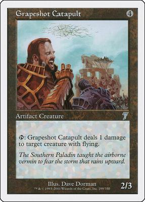 Grapeshot Catapult card from 7th Edition
