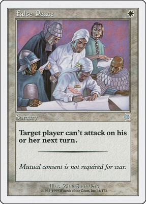 False Peace card from Starter 1999