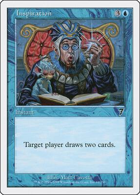 Inspiration card from 7th Edition