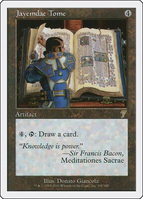 Jayemdae Tome card from 7th Edition