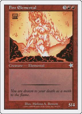 Fire Elemental card from Starter 1999