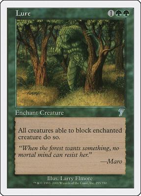 Lure card from 7th Edition