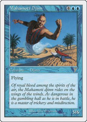 Mahamoti Djinn card from 7th Edition