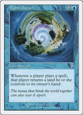 Mana Breach card from 7th Edition
