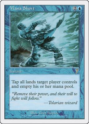 Mana Short card from 7th Edition