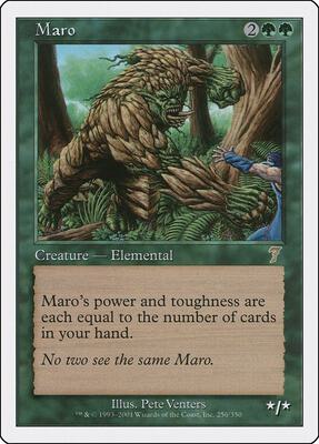 Maro card from 7th Edition
