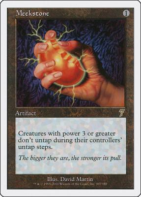 Meekstone card from 7th Edition