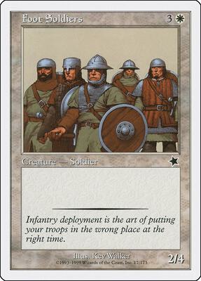 Foot Soldiers card from Starter 1999