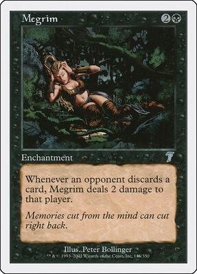 Megrim card from 7th Edition