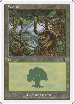 Forest (170) card from Starter 1999