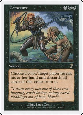 Persecute card from 7th Edition