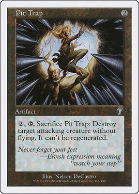 Pit Trap card from 7th Edition