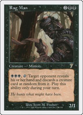 Rag Man card from 7th Edition