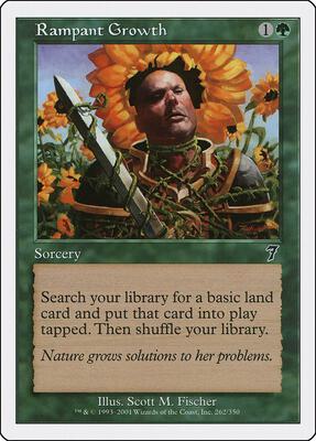 Rampant Growth card from 7th Edition