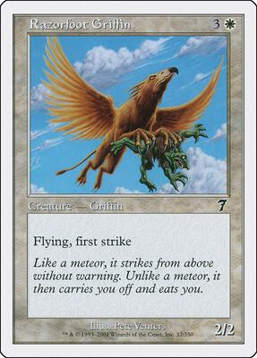 Razorfoot Griffin card from 7th Edition