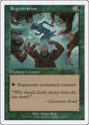 Regeneration card from 7th Edition