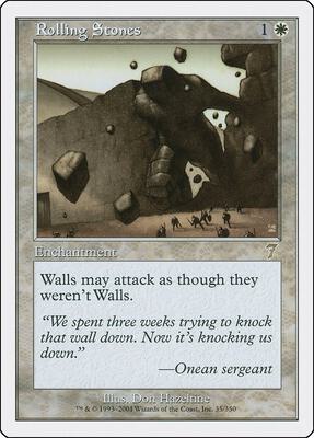Rolling Stones card from 7th Edition