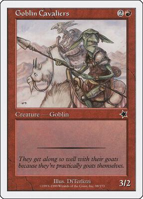 Goblin Cavaliers card from Starter 1999