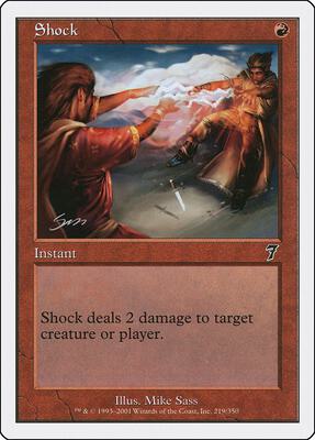 Shock card from 7th Edition