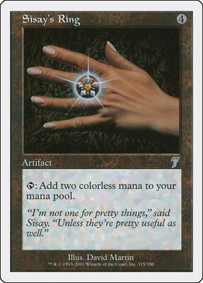 Sisay's Ring card from 7th Edition
