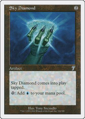 Sky Diamond card from 7th Edition