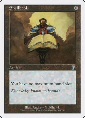 Spellbook card from 7th Edition