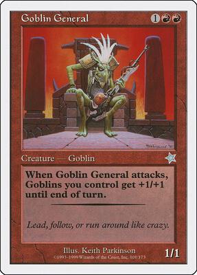 Goblin General card from Starter 1999