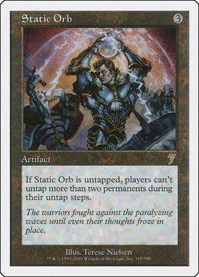 Static Orb card from 7th Edition