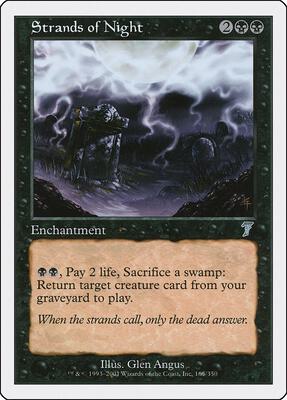 Strands of Night card from 7th Edition