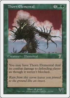 Thorn Elemental card from 7th Edition