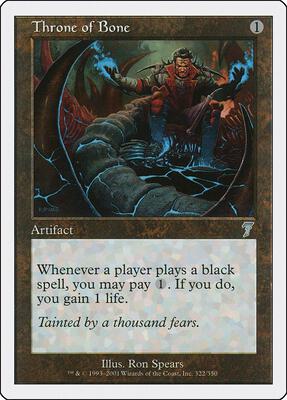 Throne of Bone card from 7th Edition