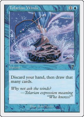 Tolarian Winds card from 7th Edition