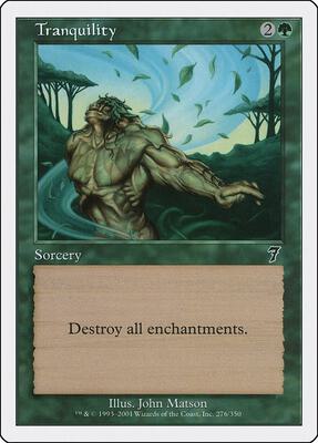 Tranquility card from 7th Edition
