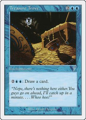 Treasure Trove card from 7th Edition