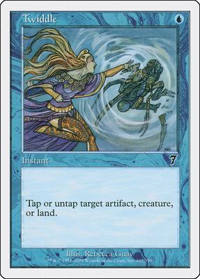 Twiddle card from 7th Edition