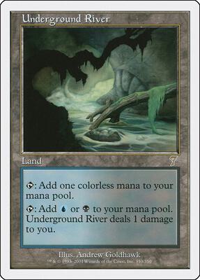 Underground River card from 7th Edition