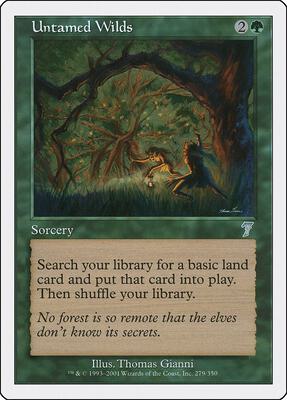 Untamed Wilds card from 7th Edition