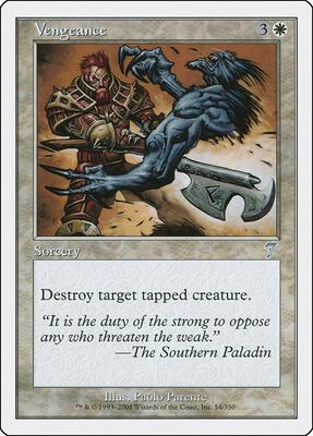 Vengeance card from 7th Edition