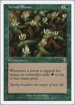 Vernal Bloom card from 7th Edition